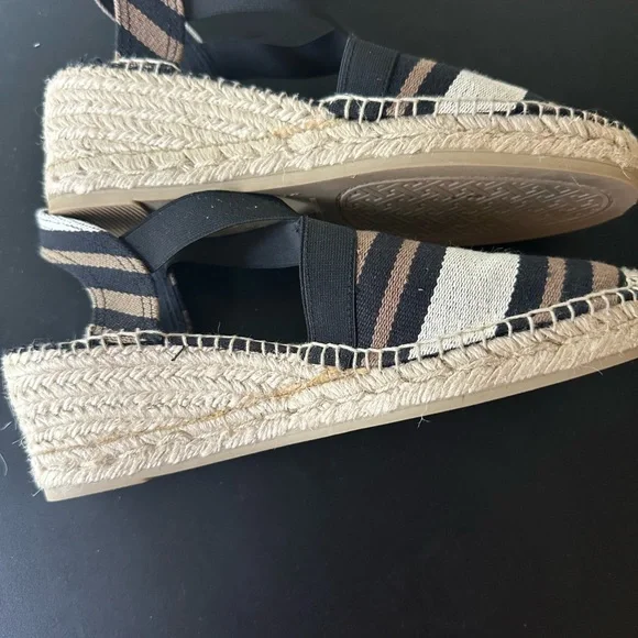 TONI PONS- closed toe espadrille/overlapping stretchy straps, slingback strap - Picture 11 of 11